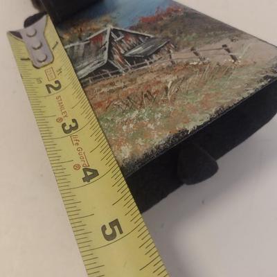 Large Metal Painted Cowbell with Leather Collar