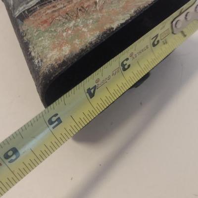 Large Metal Painted Cowbell with Leather Collar