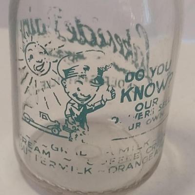 Vintage Lakeside Dairy Milk Bottle Hendersonville, NC