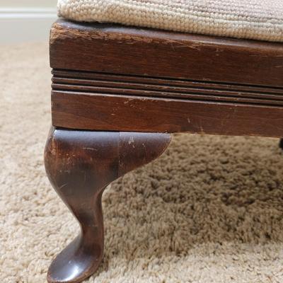 Wooden Standing Mirror and Footstool (UGB3-EL)