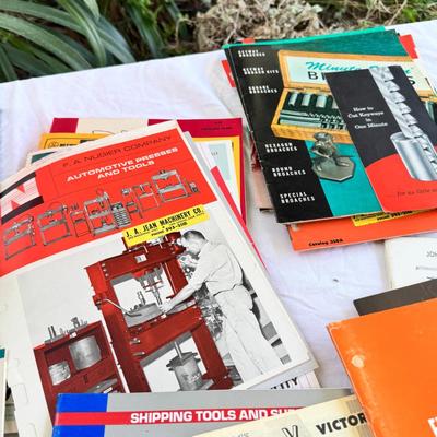 3 large boxes full of Industrial tool catalogs