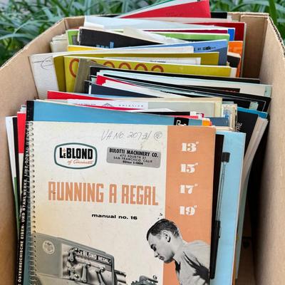 3 large boxes full of Industrial tool catalogs