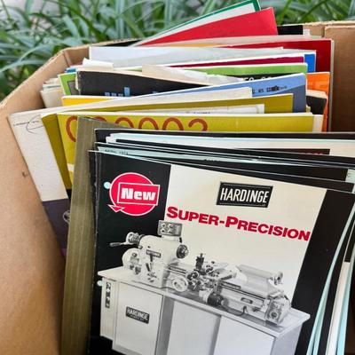 3 large boxes full of Industrial tool catalogs