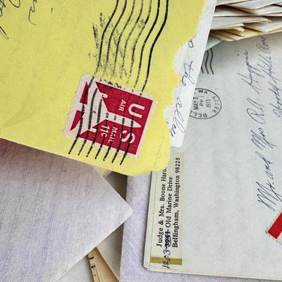 Sleeved stamps sets and individual Vintage greeting cards all occasions