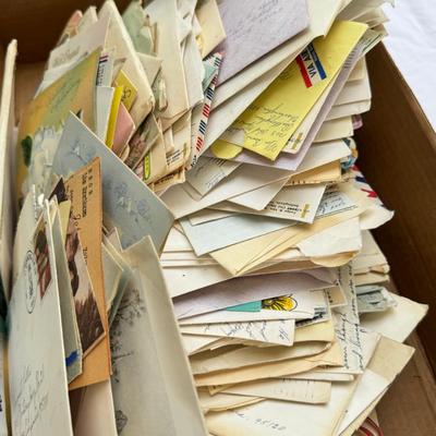 Sleeved stamps sets and individual Vintage greeting cards all occasions