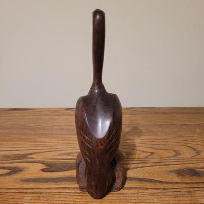 Carved Wooden Sculptures and Faux Plants (UGB3-EL)