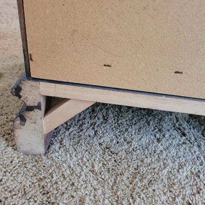 Chinoiserie Wood Credenza with Brass Hardware (UGB1-EL)