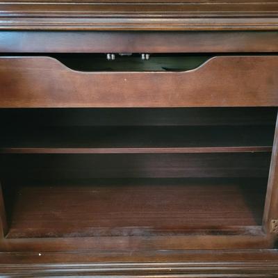 Chinoiserie Wood Credenza with Brass Hardware (UGB1-EL)