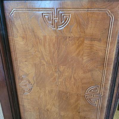 Chinoiserie Wood Credenza with Brass Hardware (UGB1-EL)