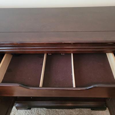 Chinoiserie Wood Credenza with Brass Hardware (UGB1-EL)