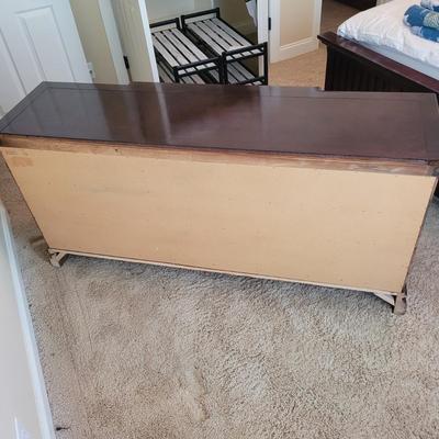 Chinoiserie Wood Credenza with Brass Hardware (UGB1-EL)