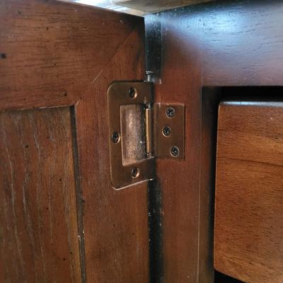 Chinoiserie Wood Credenza with Brass Hardware (UGB1-EL)