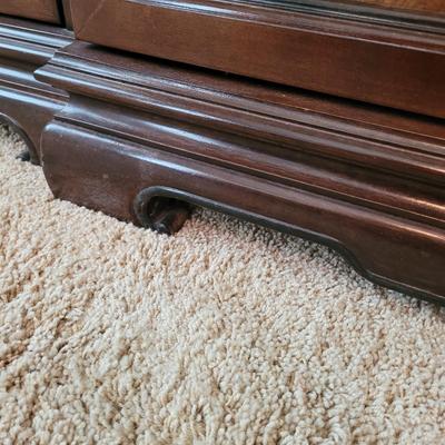 Chinoiserie Wood Credenza with Brass Hardware (UGB1-EL)