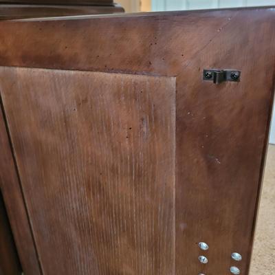 Chinoiserie Wood Credenza with Brass Hardware (UGB1-EL)