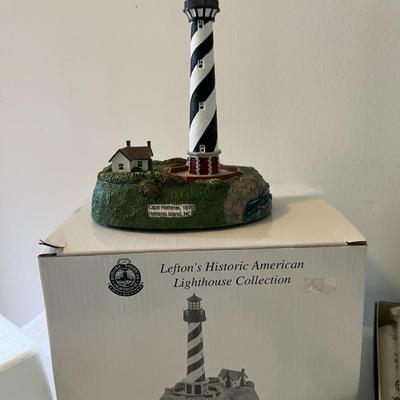 Mixed Lot-Light House, Candles, Plates and Pampered Chef Stone (G)