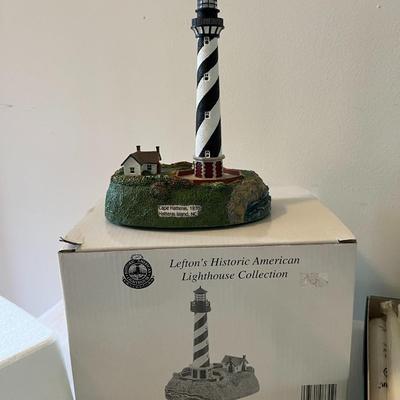 Mixed Lot-Light House, Candles, Plates and Pampered Chef Stone (G)