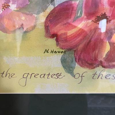 Hand Painted Water Color (B1)