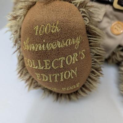 100th Anniversary Collector’s Edition Teddy Bear 1902–2002 Plush with Outfit and Glasses