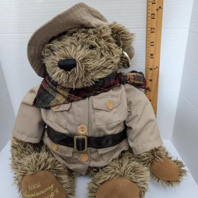 100th Anniversary Collector’s Edition Teddy Bear 1902–2002 Plush with Outfit and Glasses