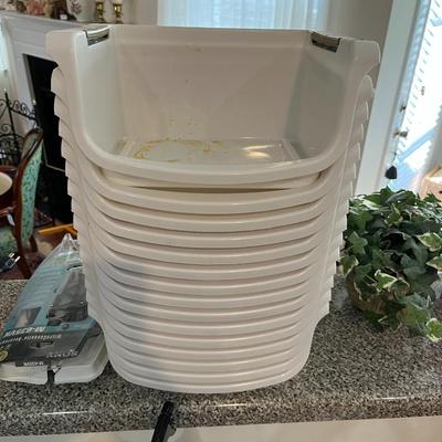 Lot of 15 Plastic Pantry Organizers (K)