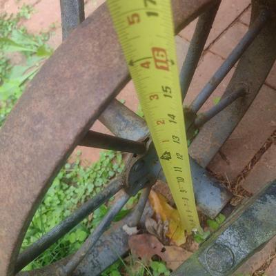 Home Made Flatbed Steel Wheeled Wheelbarrow