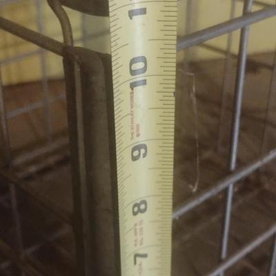 Vintage Flavo-Rich Dairy Metal Wire Milk Crate