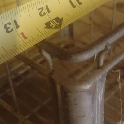 Vintage Flavo-Rich Dairy Metal Wire Milk Crate