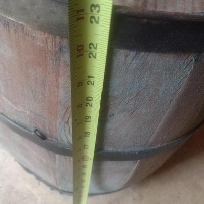Vintage Oak Slat Barrell