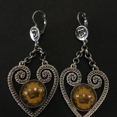 Large, unique statement earrings