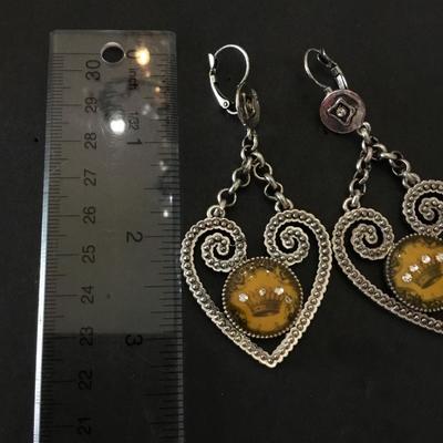 Large, unique statement earrings