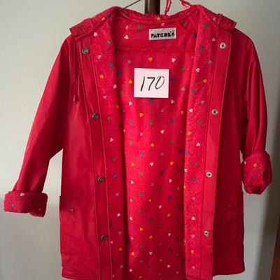 Size 12 Girls Rain Coat