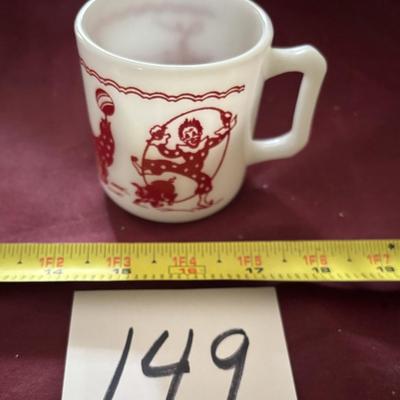 Hazel Atlas Milk Glass Cup