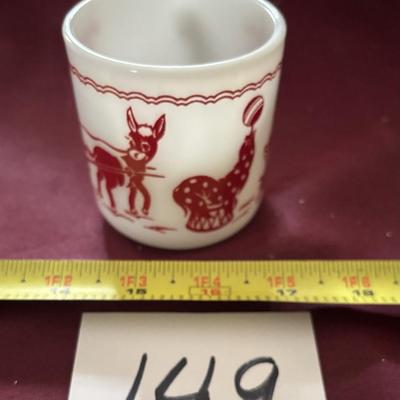 Hazel Atlas Milk Glass Cup