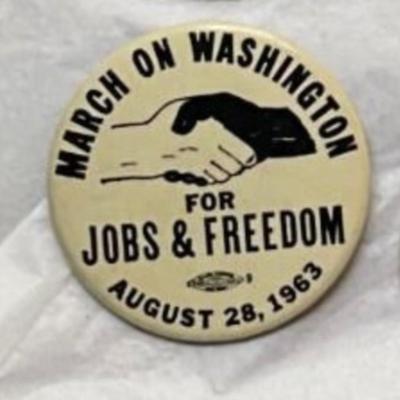 M1084 Original March on Washington August 28, 1963 Pin
