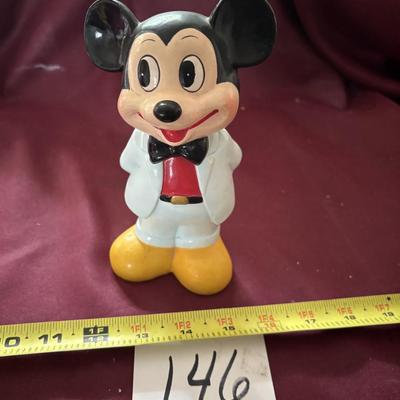 Walt Disney Productions Mickey Piggy Bank