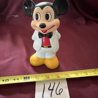 Walt Disney Productions Mickey Piggy Bank