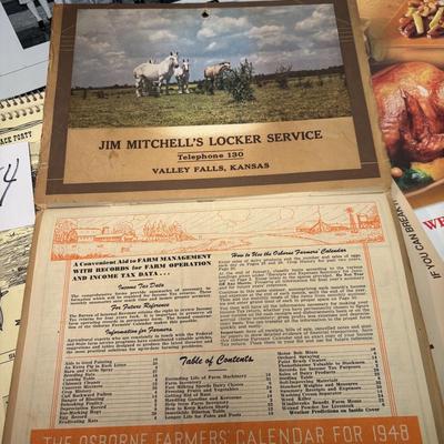 Vintage Valley Falls Calenders