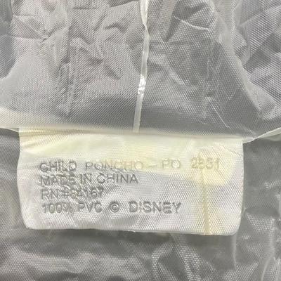 Vintage Clear Walt Disney World Poncho - Child Size