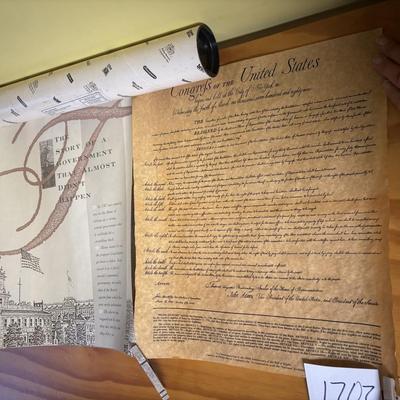 Replica of the Bill of Rights