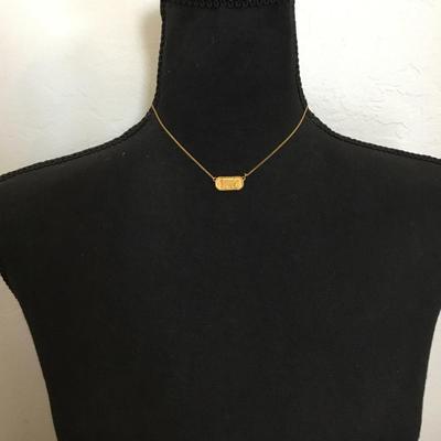 Beautiful vintage crown trifari Taurus horoscope, dainty pendant, choker necklace, signed in very excellent condition