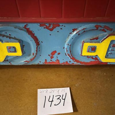 Clubhouse Caboose Toy Box on Wheels