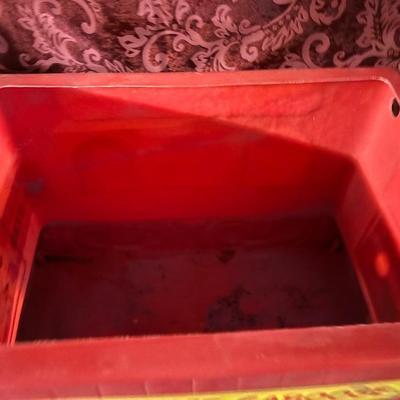Clubhouse Caboose Toy Box on Wheels