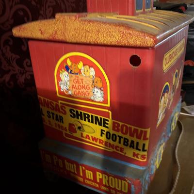 Clubhouse Caboose Toy Box on Wheels