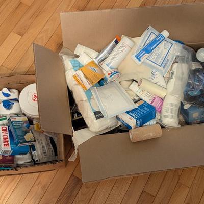 Box Lot Of Health Care Supplies (SB)