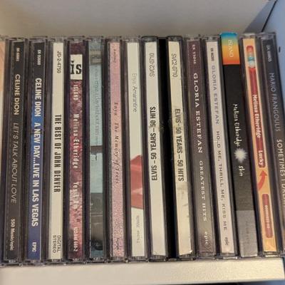 11-Tier Shelf CD Holder With CD's Approx 80" Tall (SB)
