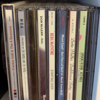 11-Tier Shelf CD Holder With CD's Approx 80" Tall (SB)