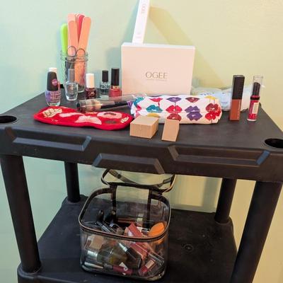 Assortment Of Nail Polish & Supplies (SB)