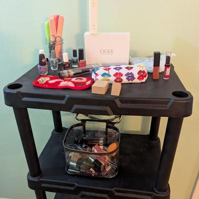 Assortment Of Nail Polish & Supplies (SB)