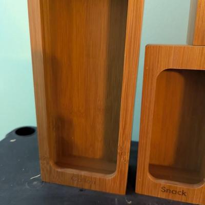 Wooden Plastic Storage Bag Containers (SB)