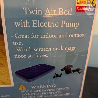 Twin Air Bed With Electric Pump (SB)
